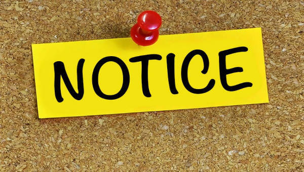 notice pin
