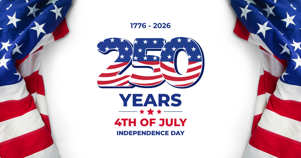 Red Blue and White Patriotic 4th of July