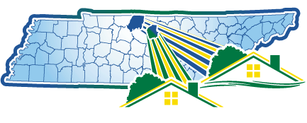 Map showing the location of Gallatin in Tennessee